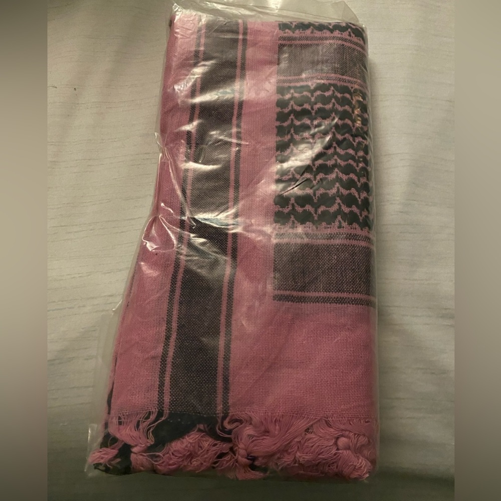 Pink scarf